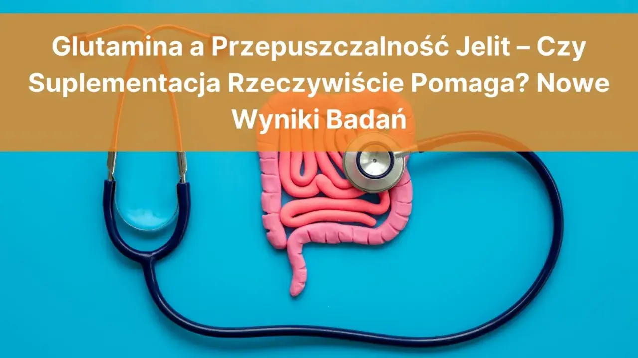 Model jelit i stetoskop. Czy glutamina co to i suplementacja pomagają na przepuszczalność jelit? Wyniki badań.