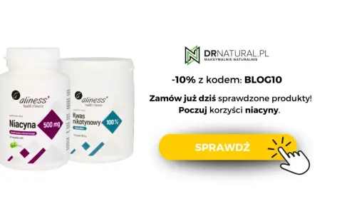 Suplementy diety Aliness z niacyną (witaminą B3) na co pomaga. Poczuj korzyści niacyny, zamów już dziś!