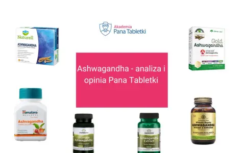 Różne suplementy z ashwagandhą, idealne, gdy zastanawiasz się, ashwagandha kiedy brać.