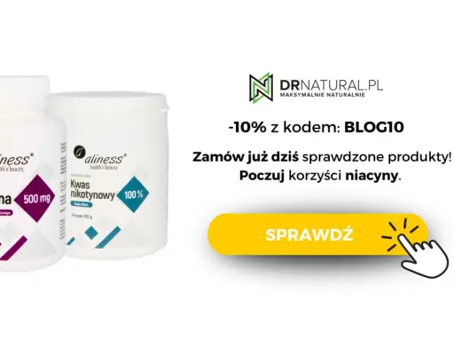 Suplementy diety Aliness z niacyną (witaminą B3) na co pomaga. Poczuj korzyści niacyny, zamów już dziś!