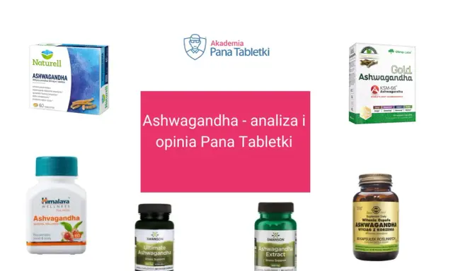 Różne suplementy z ashwagandhą, idealne, gdy zastanawiasz się, ashwagandha kiedy brać.