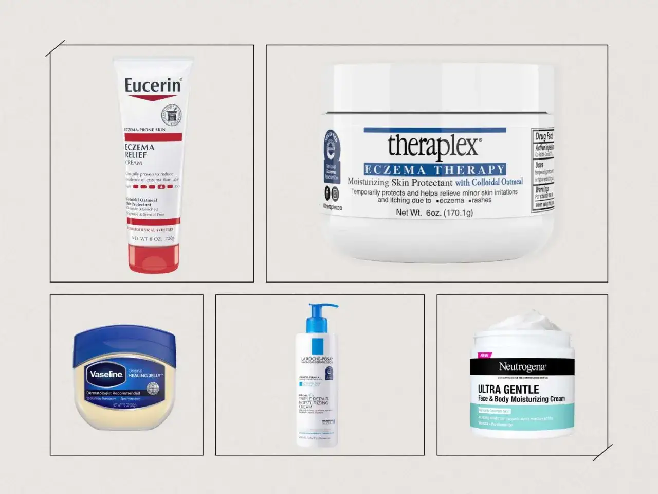 Wyleczyłam atopowe zapalenie sk&oacute;ry dzięki tym kremom: Eucerin, Theraplex, Vaseline, La Roche-Posay i Neutrogena.