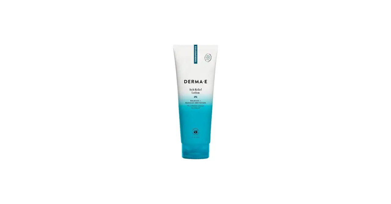 Krem DERMA-E Itch Relief Lotion to jeden z domowych sposobów na swędzenie skóry, łagodzi podrażnienia.